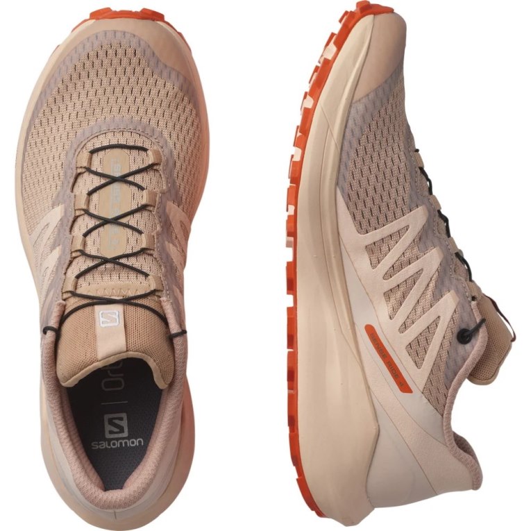 Sapatilhas Trail Running Salomon Sense Ride 4 Feminino Coral | PT F38795